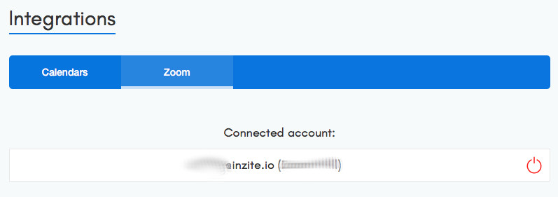 zoom connected account